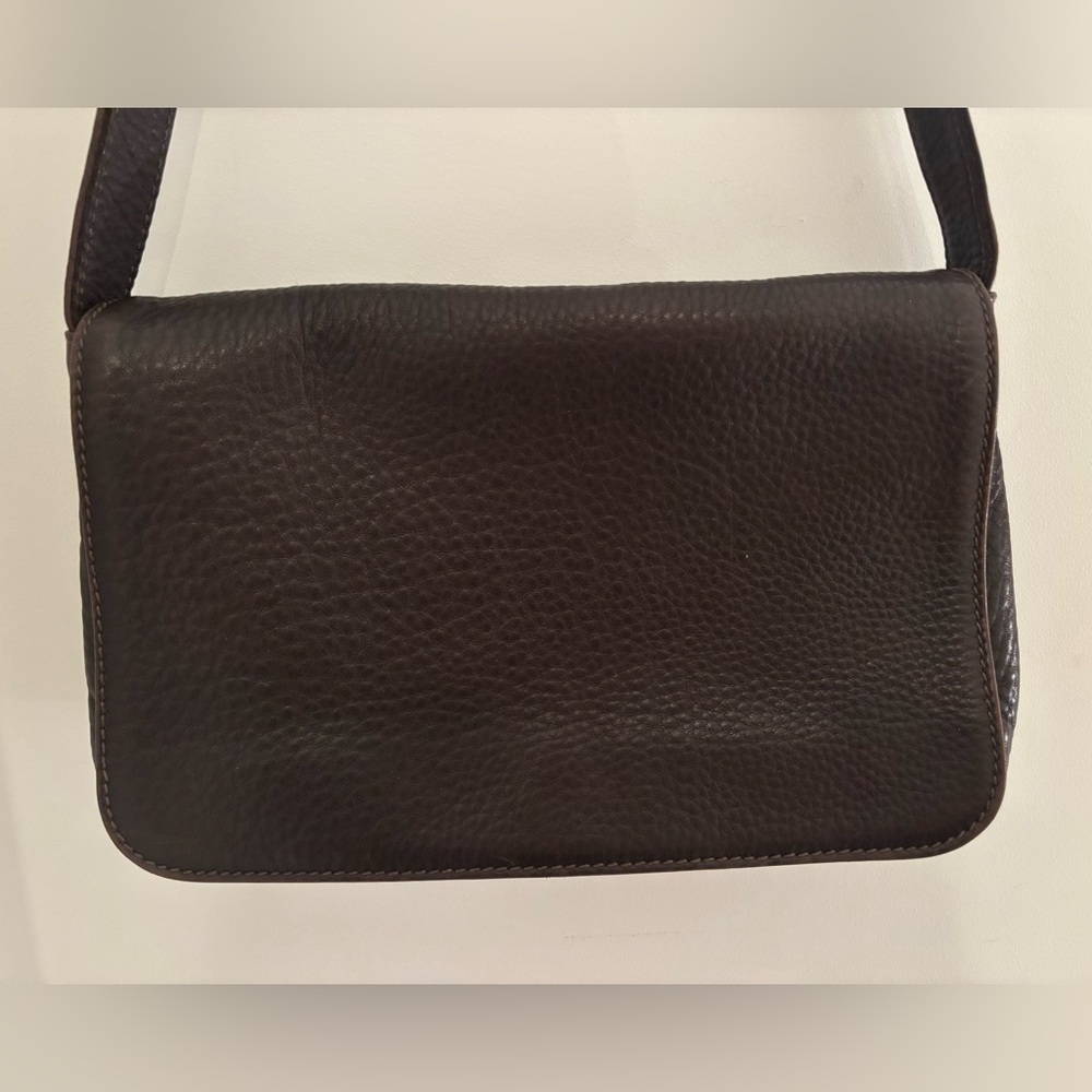 Vintage Coach Chocolate Brown Leather Shoulder/Crossb… - Gem